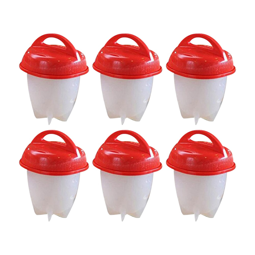 Kit Formas de Silicone para Cozinhar Ovos