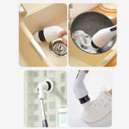 Escovão Elétrico para Limpeza Multiuso 7 em 1