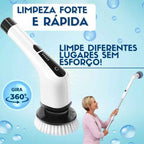 Escovão Elétrico para Limpeza Multiuso 7 em 1