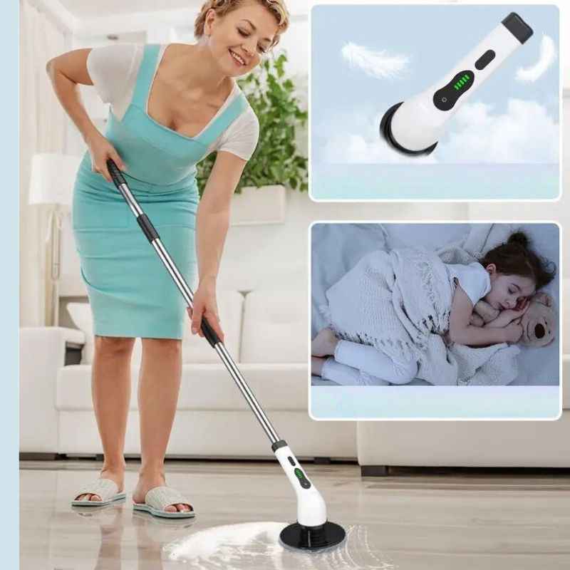 Escovão Elétrico para Limpeza Multiuso 7 em 1