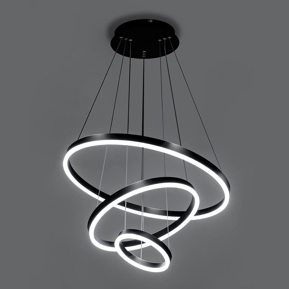 Lustre Pendente Triplo Led Circular Milan