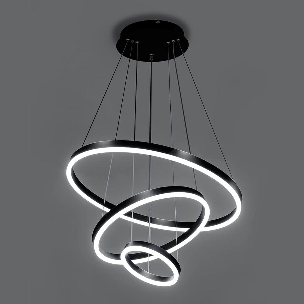 Lustre Pendente Triplo Led Circular Milan