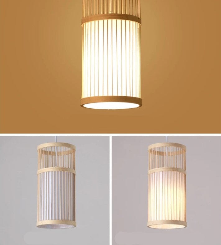 Lustre Pendente de Bambu