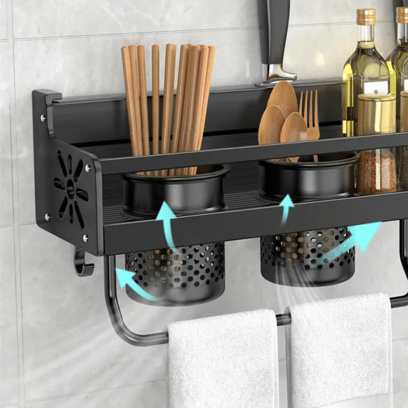 Prateleira Organizadora para Utensílios e Temperos de Cozinha